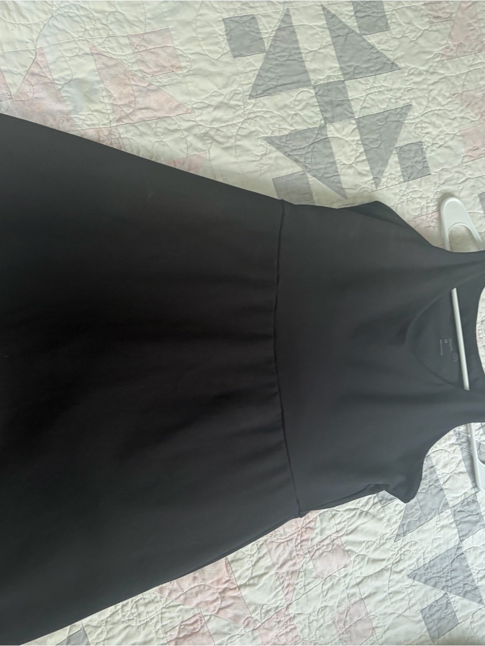 GAP Black Sleeveless Fit-and-Flare Dress